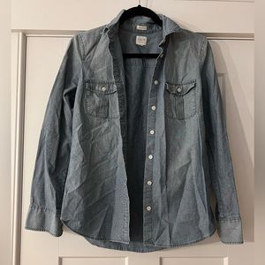 Jcrew Chambray Button Up, XS